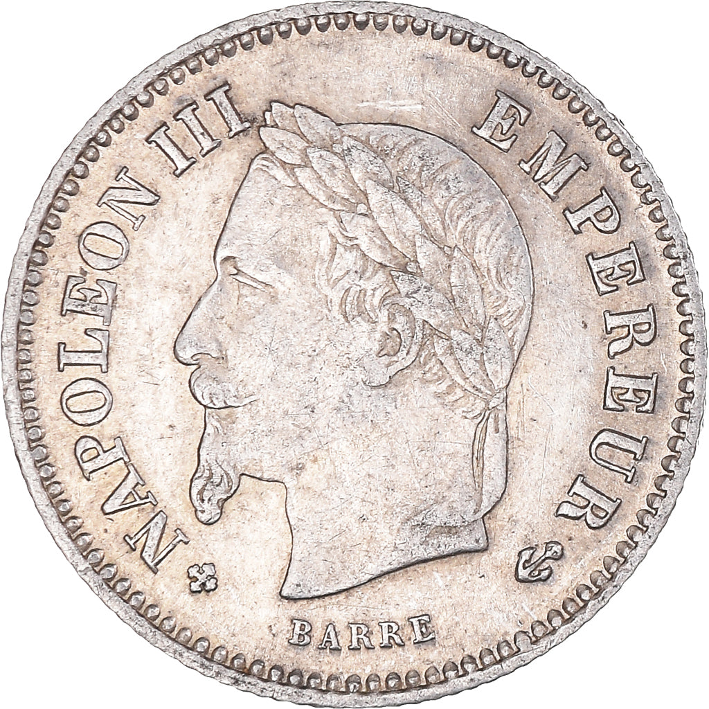 Coin, France, Napoleon III, Napoléon III, 20 Centimes, 1867, Strasbourg