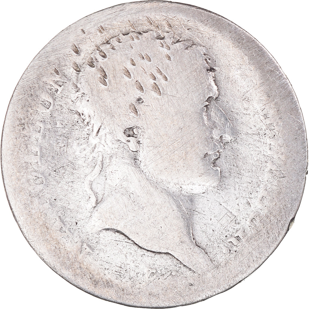 Moeda, França, Napoléon I, Franc, 1808, Paris, F(12-15), Prata, KM:682.1