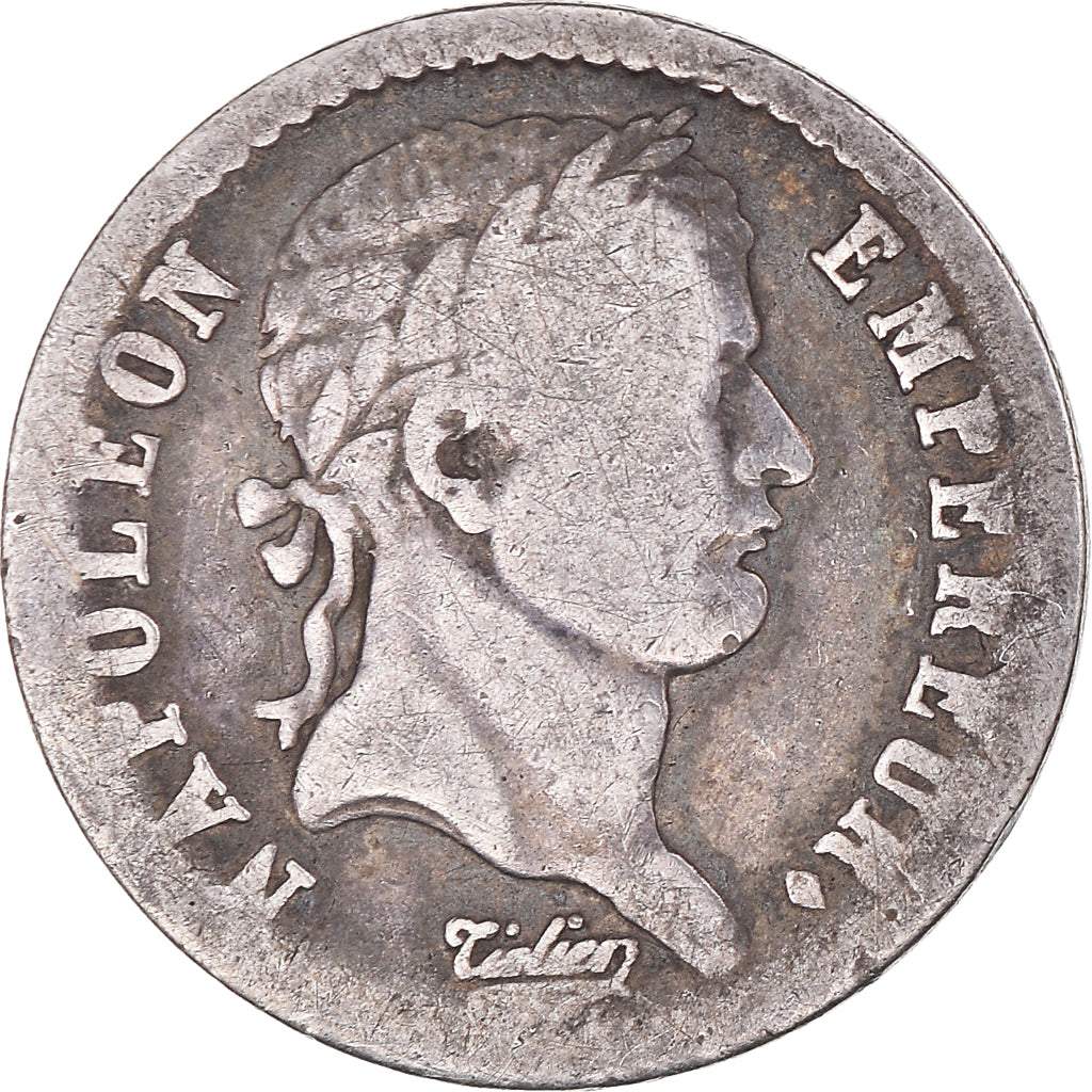 Coin, France, Napoléon I, 1/2 Franc, 1809, Paris, VF(20-25), Silver, KM:691.1
