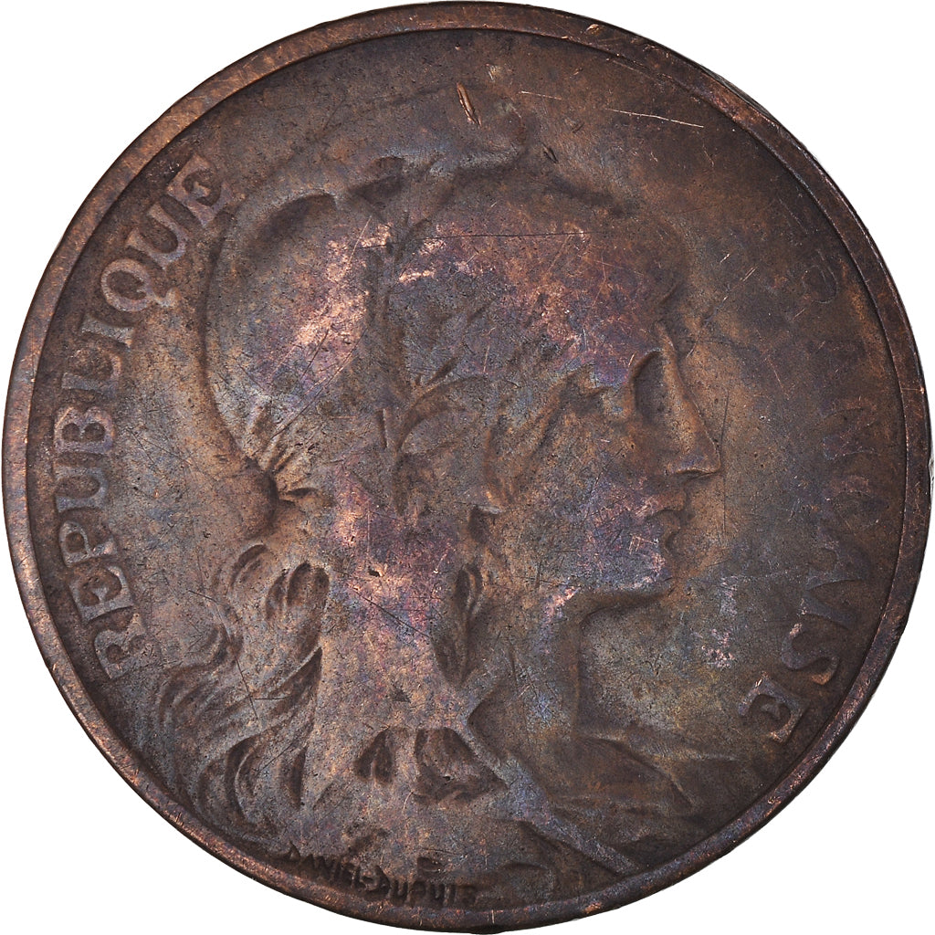 Monnaie, France, Dupuis, 5 Centimes, 1905, Paris, TB+, Bronze, Gadoury:165