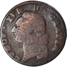 Munten, Frankrijk, Louis XVI, Sol de Béarn, Sol, 1780, Pau, FR, Koper, KM:579