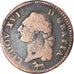 Moneda, Francia, Louis XVI, Sol ou sou, Sol, 1782, Orléans, BC+, Cobre