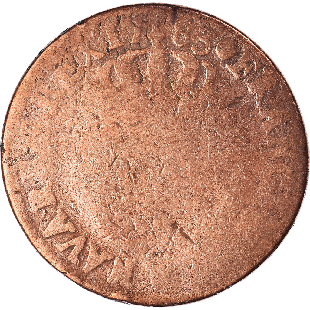 Monnaie, France, Louis XVI, Sol ou sou, Sol, 1783, Bordeaux, B+, Cuivre