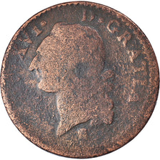 Munten, Frankrijk, Louis XVI, Sol ou sou, Sol, 1788, Bordeaux, ZG+, Koper