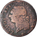 Coin, France, Sol, 1791, VF(20-25), Copper, Gadoury:350