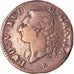 Coin, France, Louis XVI, Sol ou sou, Sol, 1791, Lille, VF(30-35), Copper