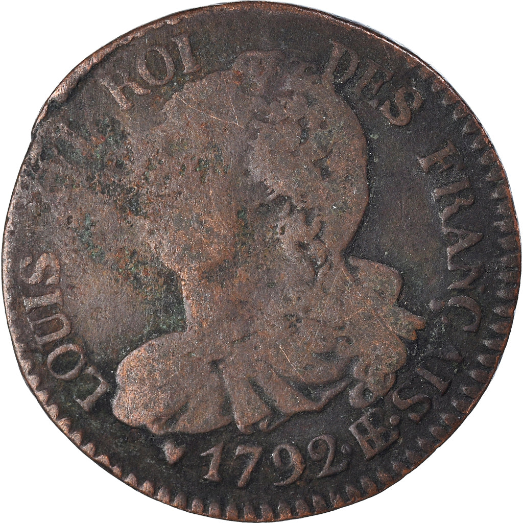 Coin, France, 6 deniers français, 6 Deniers, 1792 / AN 4, Strasbourg