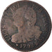 Monnaie, France, 6 deniers français, 6 Deniers, 1792 / AN 4, Strasbourg, TB