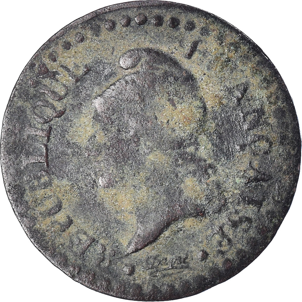 Coin, France, Centime, Paris, F(12-15), Copper, Gadoury:76