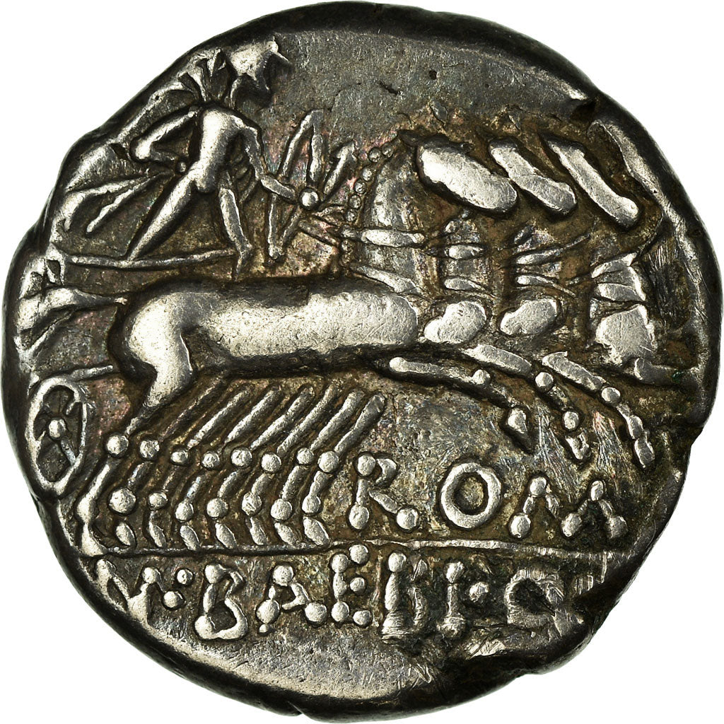Moneda, Baebia, Denarius, MBC, Plata, Babelon:12