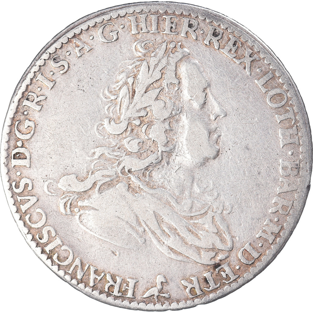 Moneta, DEPARTAMENTY WŁOSKIE, TUSCANY, Francesco III, as Emperor Francis I, 1/2