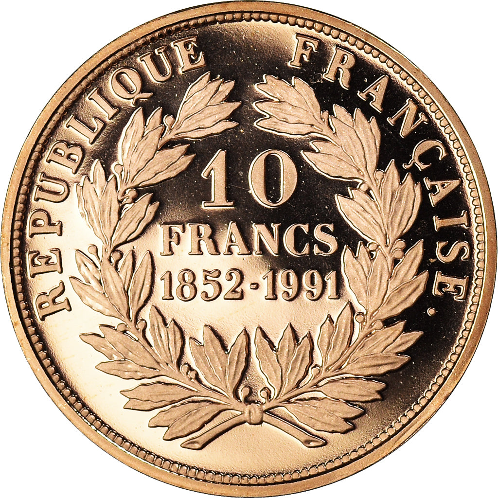 Monnaie, France, Napoléon III, 10 Francs, 1991, Paris, FDC, Or