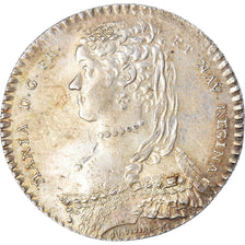 Francia, ficha, Royal, Maison de la Reine, Marie Lesczinska, 1757, BB+, Argento