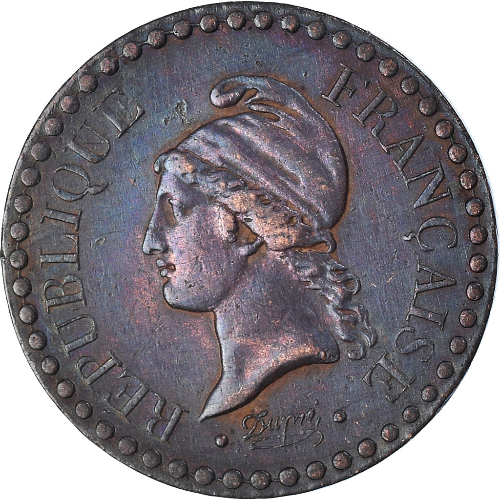 Münze, Frankreich, Dupré, Centime, 1848, Paris, SS+, Bronze, KM:754