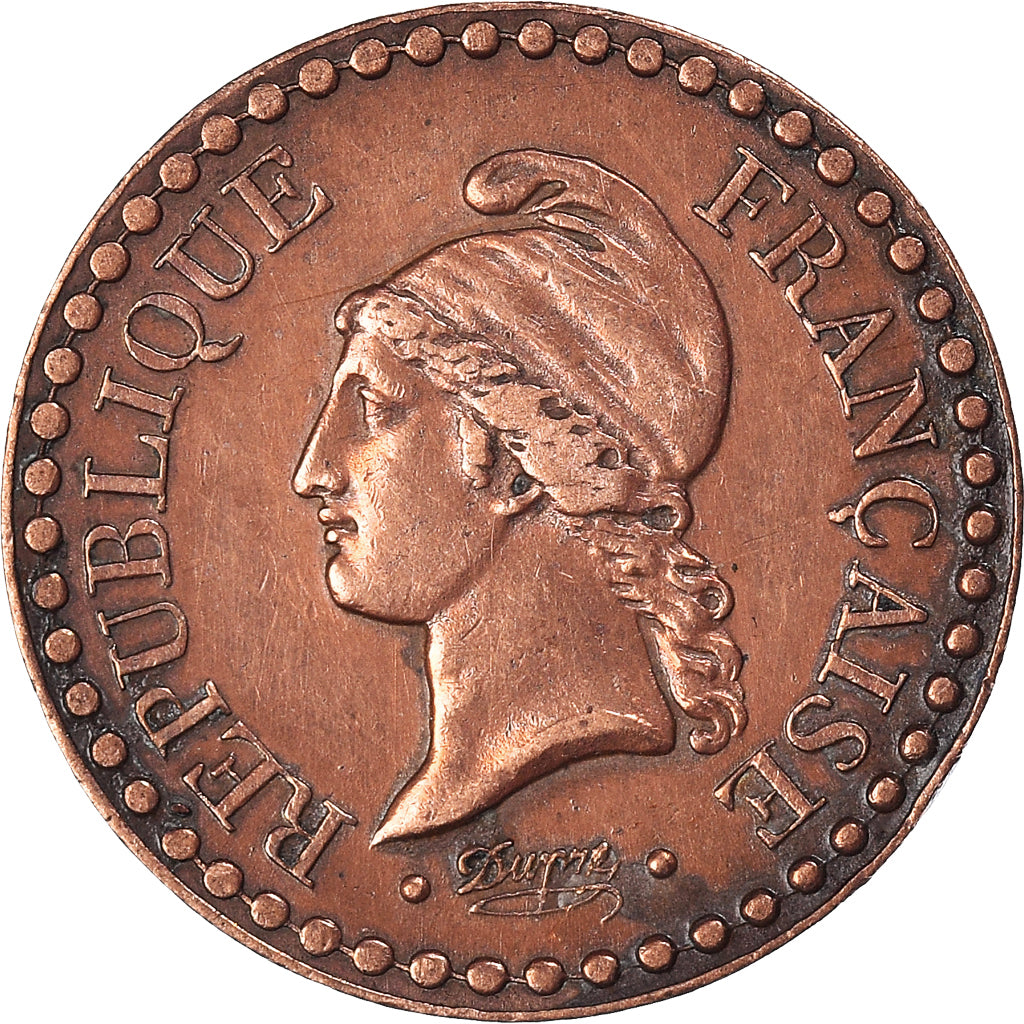 Münze, Frankreich, Dupré, Centime, 1849, Paris, SS, Bronze, KM:754, Gadoury:84