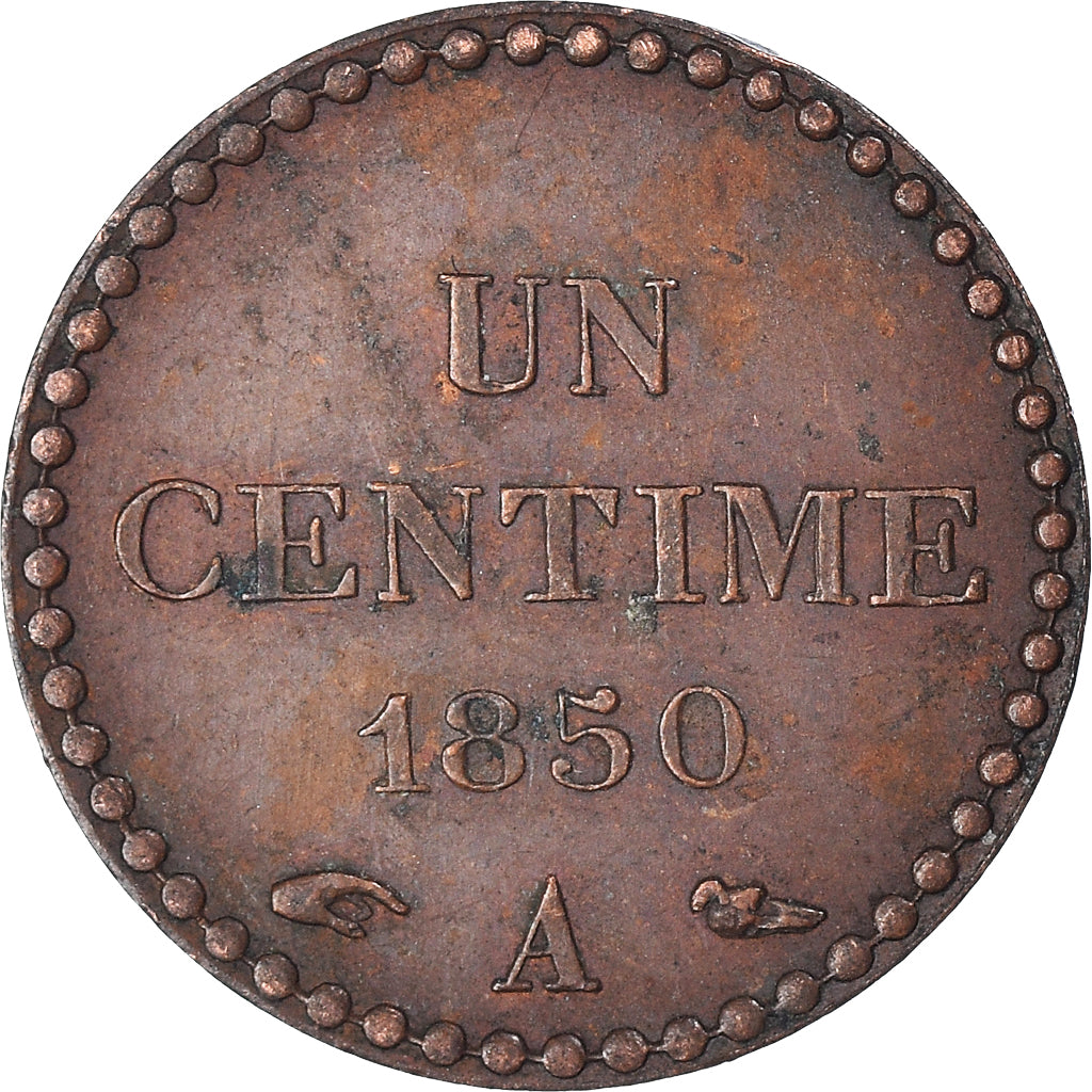 Münze, Frankreich, Dupré, Centime, 1850, Paris, SS, Bronze, KM:754, Gadoury:84