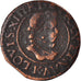 Coin, France, Louis XIII, Double Tournois, 1611, Bordeaux, VF(20-25), Copper