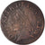 Moneda, Francia, Louis XIII, Double tournois de Warin, 1642, BC+, Cobre