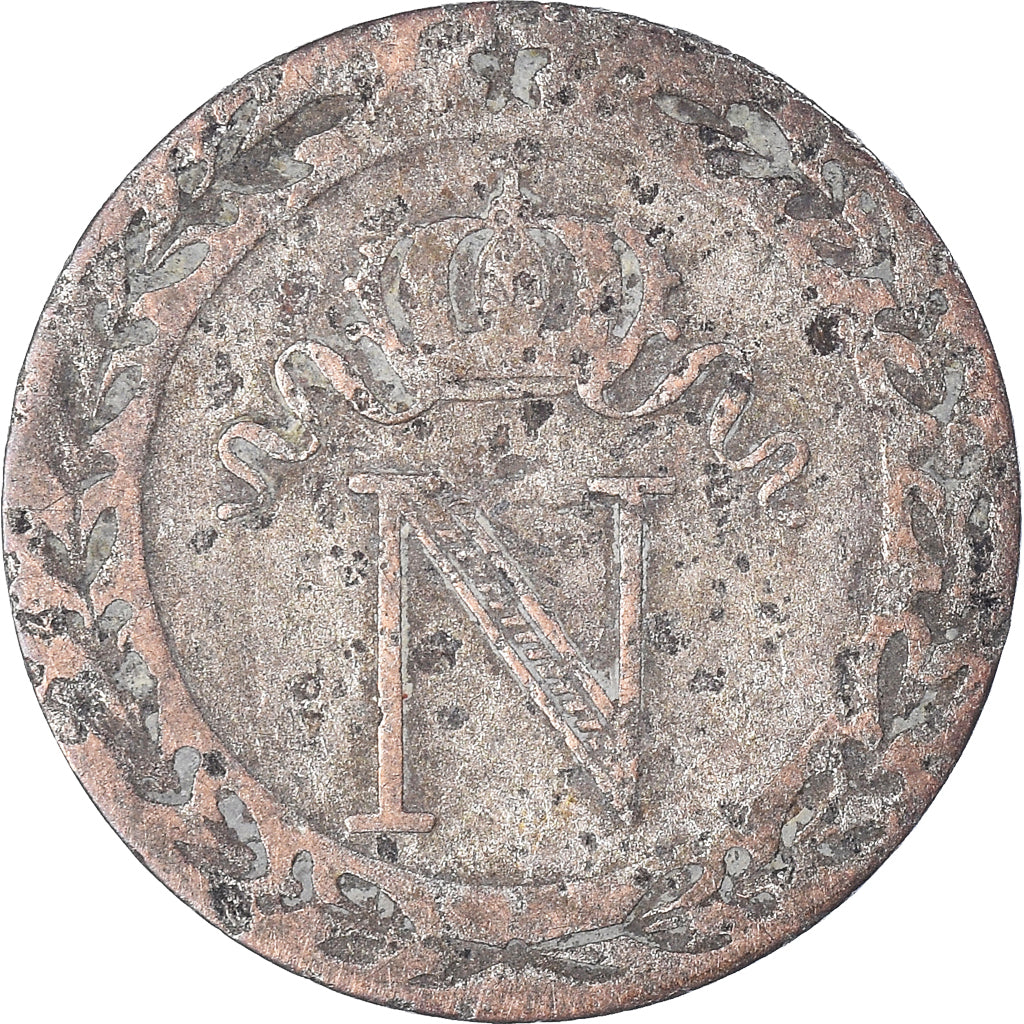Moneta, Francja, Napoléon I, 10 Centimes, 1809, Paris, F(12-15), Bilon