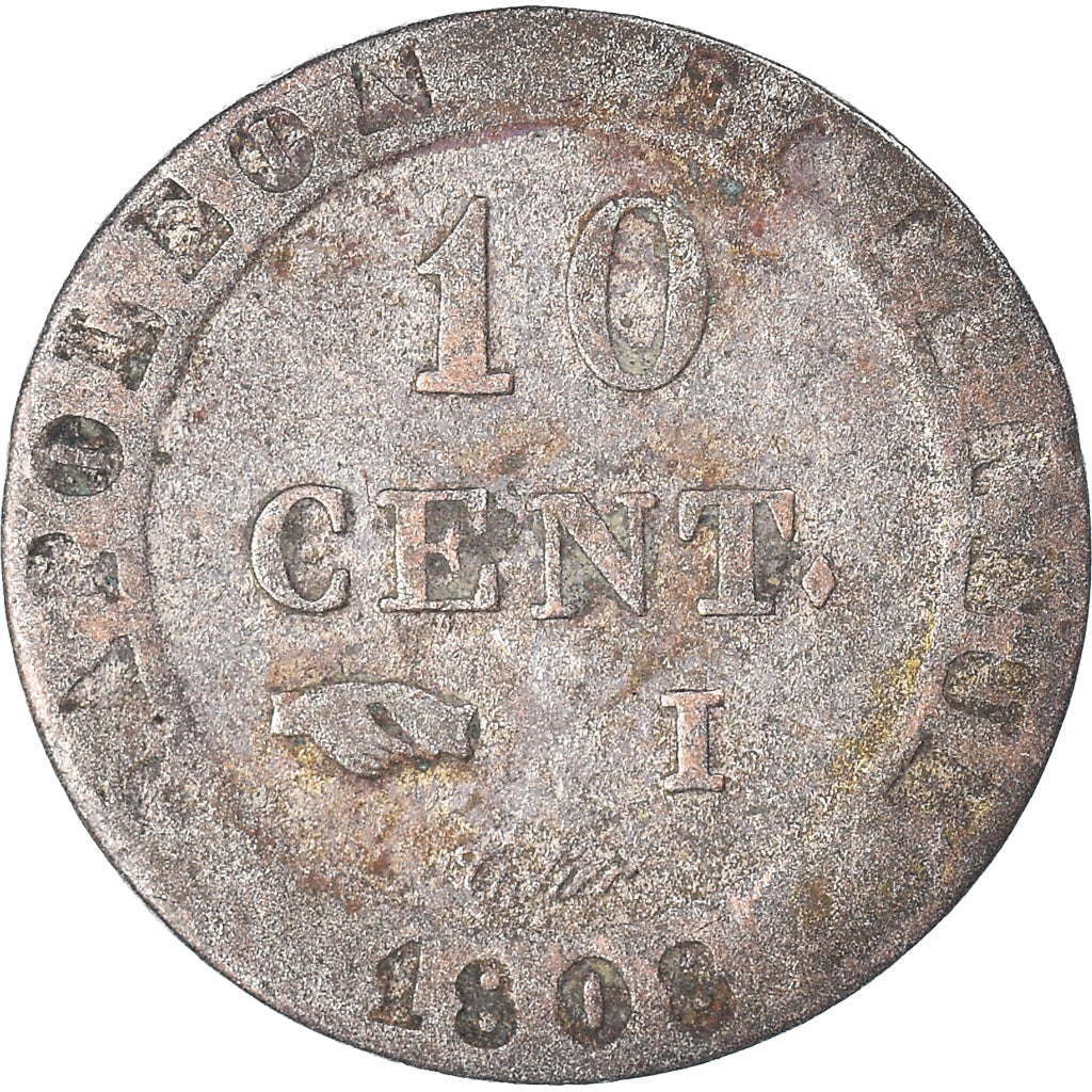 Coin, France, Napoléon I, 10 Centimes, 1808, Limoges, VF(20-25), Billon