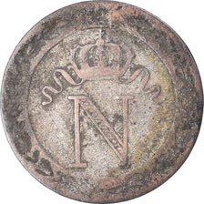 Moeda, França, Napoléon I, 10 Centimes, 1808, Paris, VF(20-25), Lingote