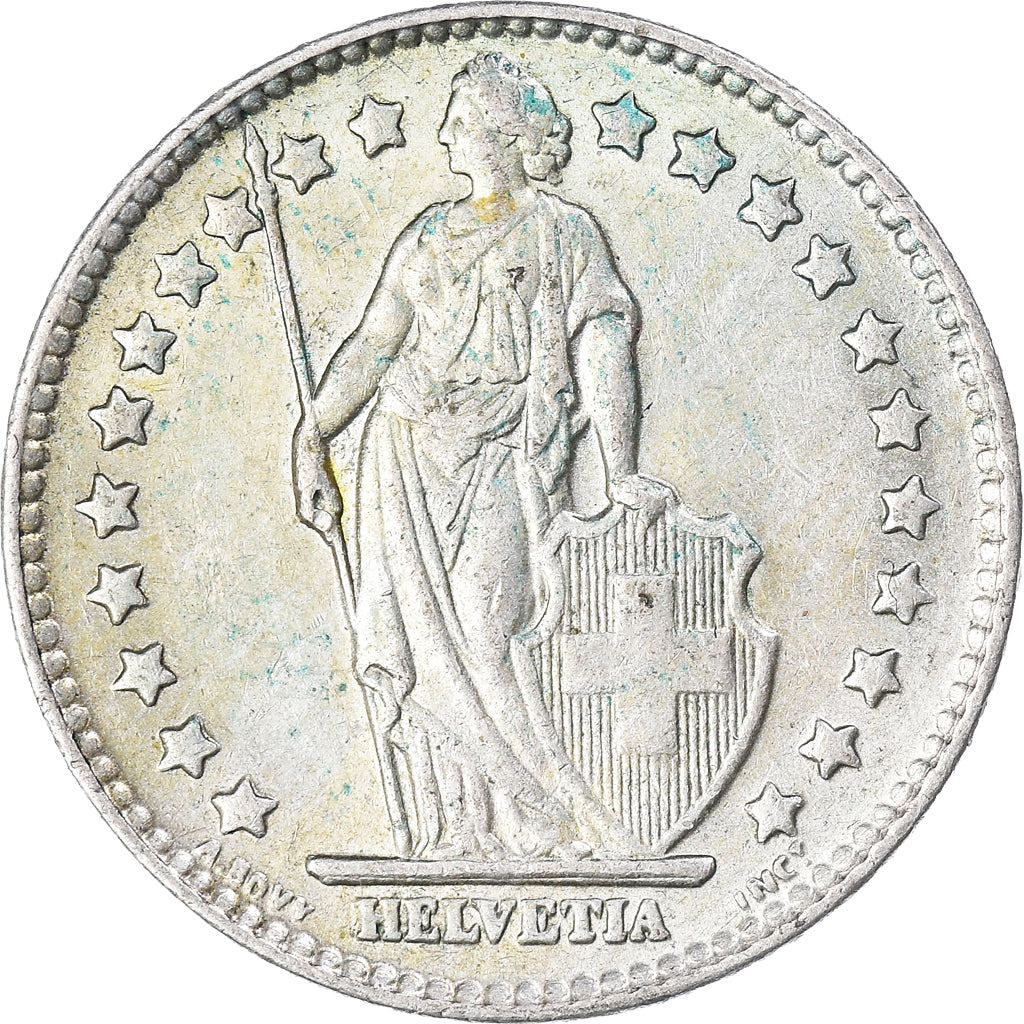 Coin, Switzerland, Franc, 1961, Bern, AU(50-53), Silver, KM:24