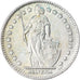 Coin, Switzerland, Franc, 1961, Bern, AU(50-53), Silver, KM:24