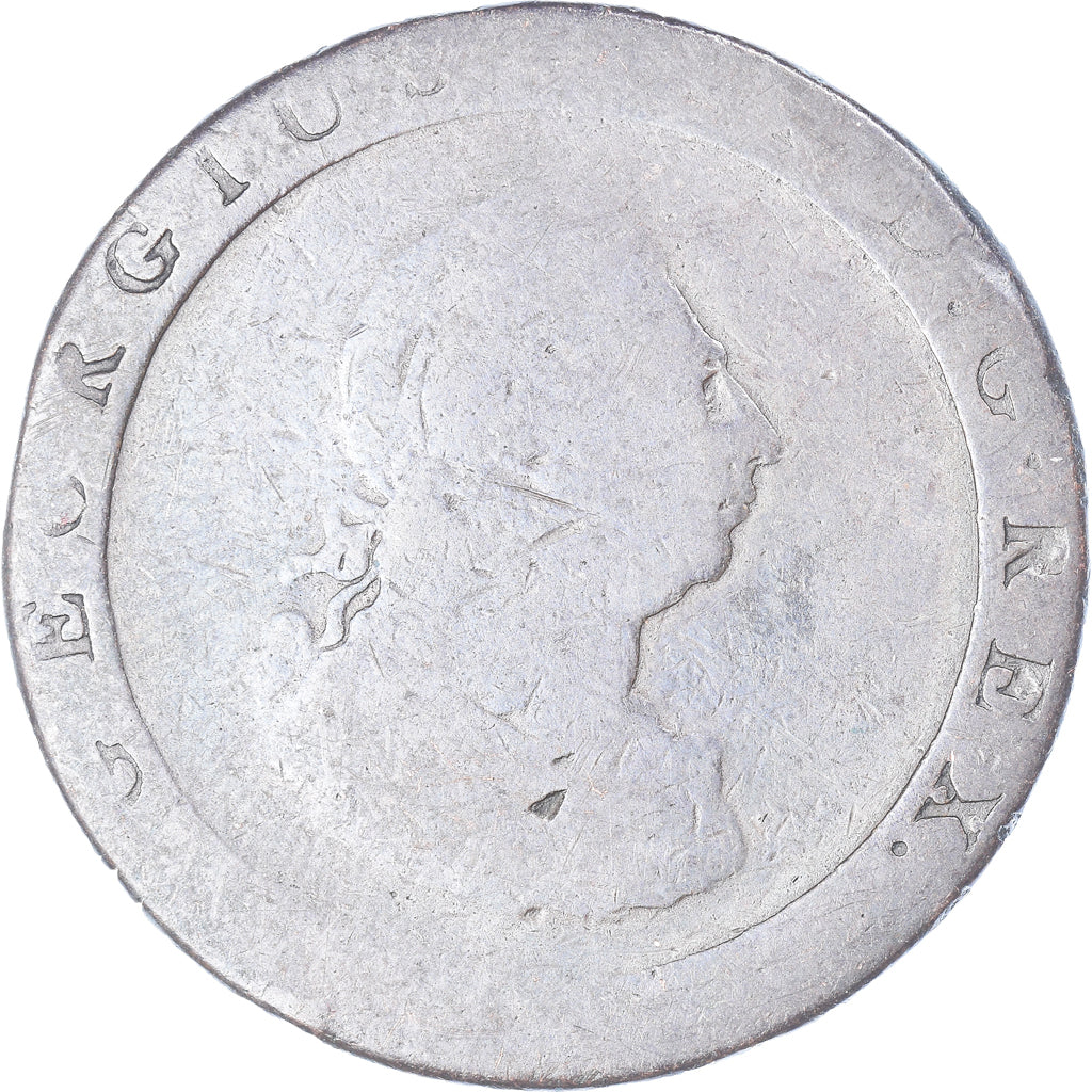 Coin, Great Britain, George III, Penny, 1797, Soho, F(12-15), Copper, KM:618