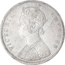 Monnaie, Inde britannique, Victoria, Rupee, 1887, Calcutta, TTB, Argent, KM:492