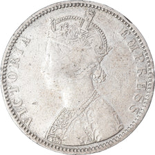 Moneda, INDIA BRITÁNICA, Victoria, Rupee, 1892, Bombay, BC+, Plata, KM:492