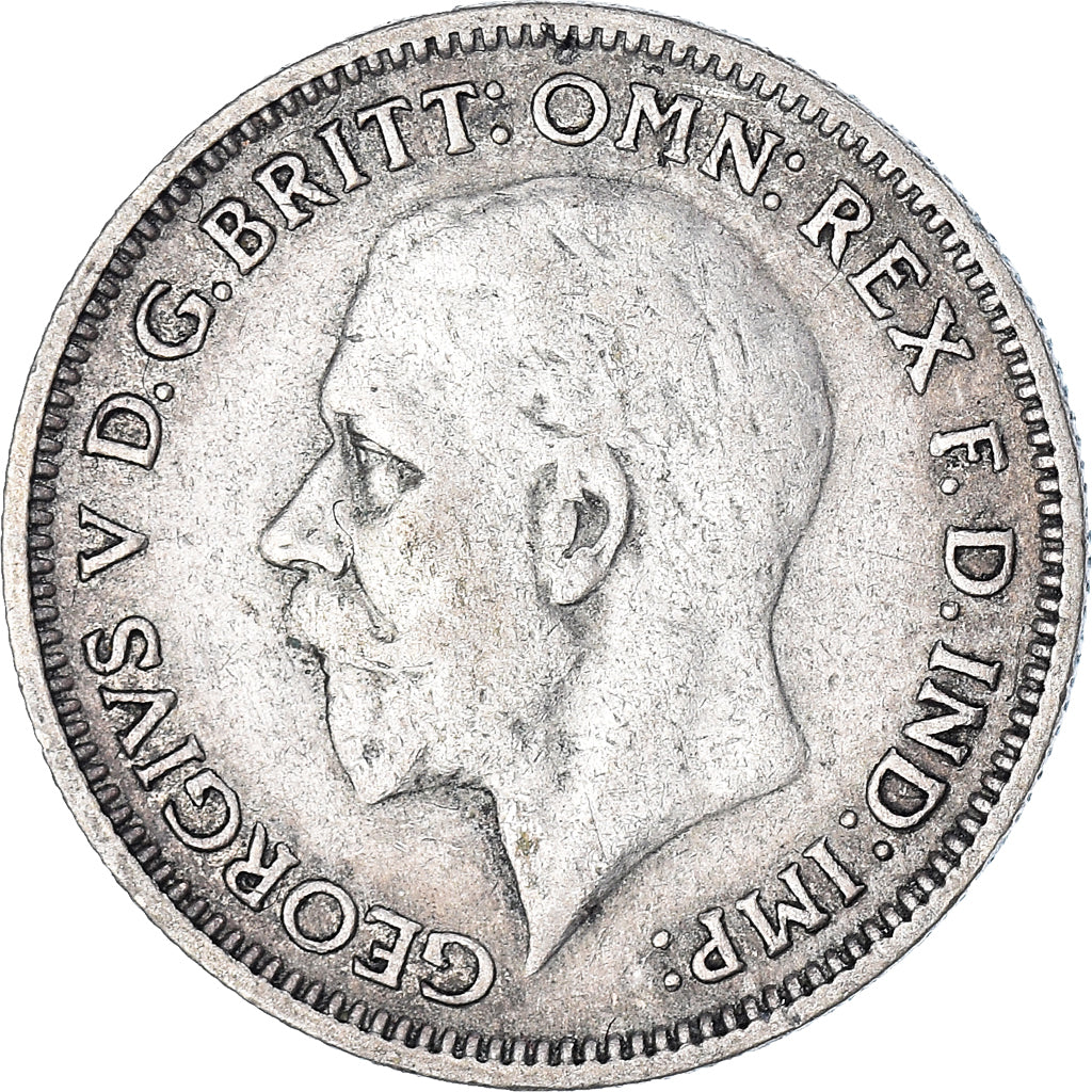 Coin, Great Britain, George V, 6 Pence, 1931, British Royal Mint, VF(30-35)
