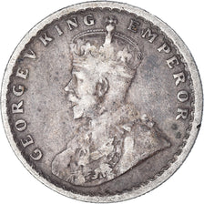 Coin, INDIA-BRITISH, George V, 1/2 Rupee, 1916, Calcutta, VF(30-35), Silver