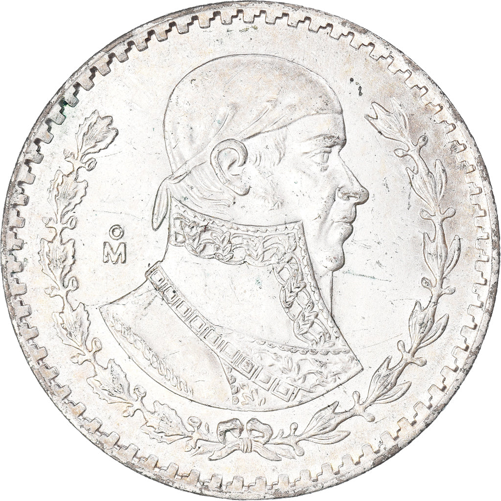 Coin, Mexico, Peso, 1963, Mexico City, EF(40-45), Silver, KM:459