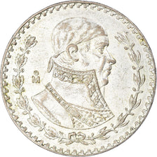 Coin, Mexico, Peso, 1957, Mexico City, EF(40-45), Silver, KM:459