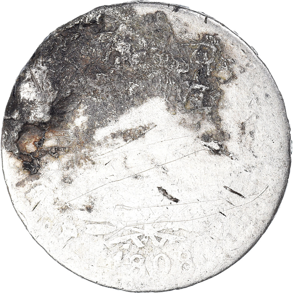 Münze, Frankreich, Napoléon I, Franc, 1808, Strasbourg, SGE, Silber, KM:682.2