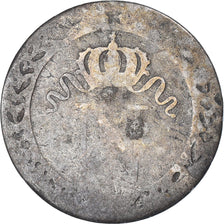 Moeda, França, Napoleon I, 10 Centimes, 1808-1810, La Rochelle, VG(8-10)