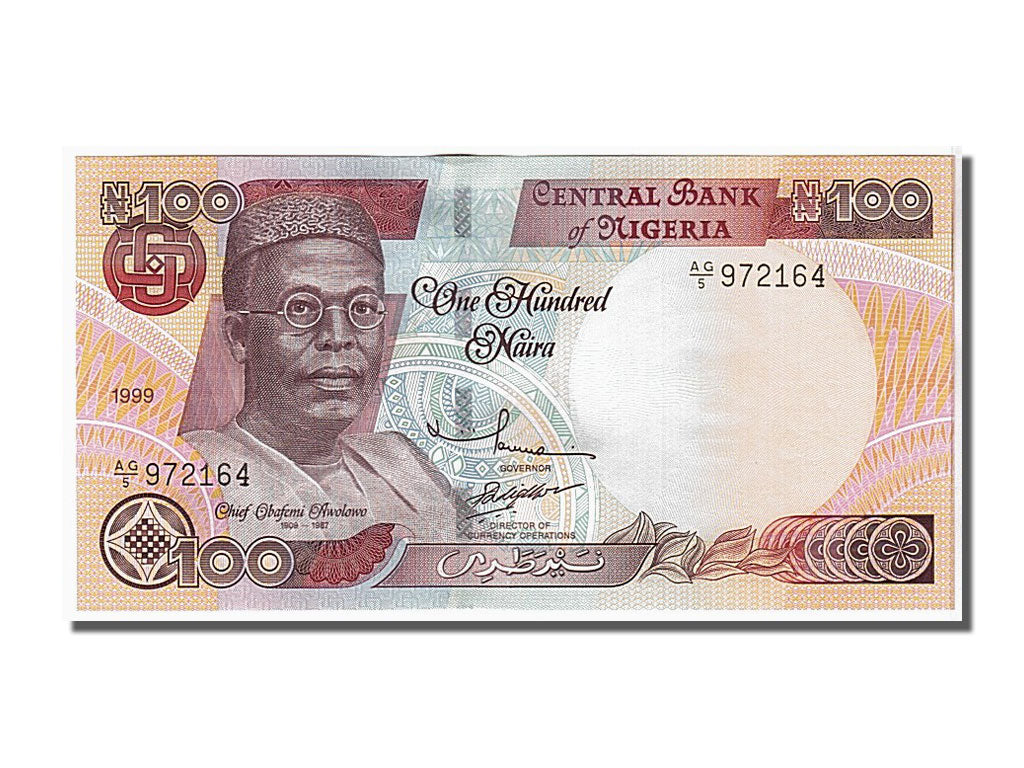 Banknote, Nigeria, 100 Naira, 1999, KM:28b, UNC(65-70)