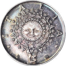 Italien, 1 marengo, Undated (1971), Taormina, VZ, Silber