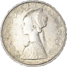 Coin, Italy, 500 Lire, 1966, Rome, EF(40-45), Silver, KM:98