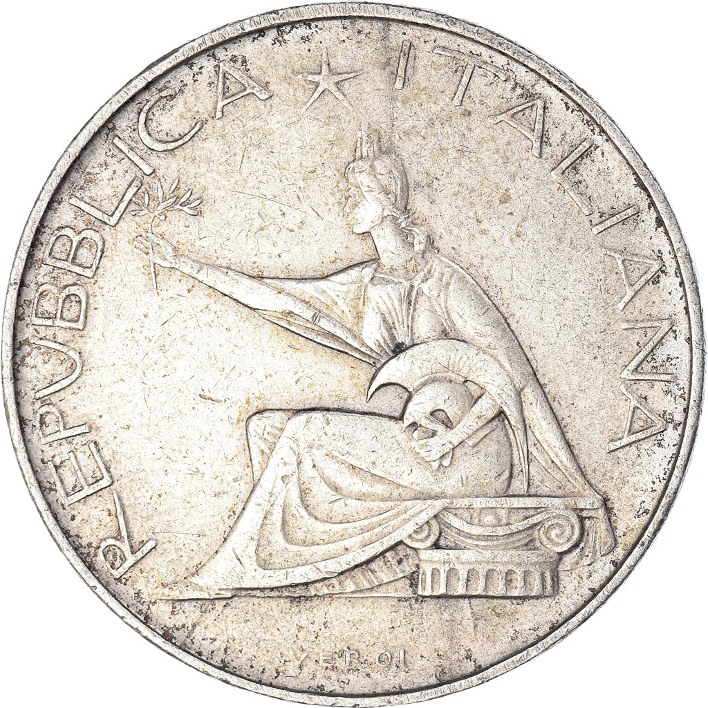 Coin, Italy, 500 Lire, 1961, Rome, EF(40-45), Silver, KM:99