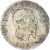 Coin, Italy, Vittorio Emanuele II, Lira, 1863, Milan, VF(20-25), Silver, KM:5a.1