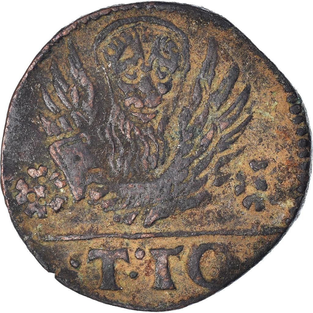 Monnaie, États italiens, VENICE-CRETE, 10 Tornesi, 2-1/2 Soldini, (1615), TB+