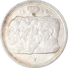 Coin, Belgium, 100 Francs, 100 Frank, 1950, Bruxelles, EF(40-45), Silver