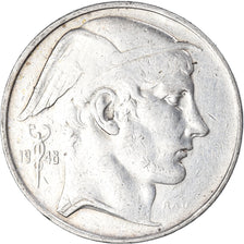 Coin, Belgium, 50 Francs, 50 Frank, 1948, Brussels, VF(30-35), Silver, KM:137