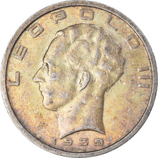 Coin, Belgium, Leopold III, 50 Francs, 50 Frank, 1939, Brussels, AU(50-53)