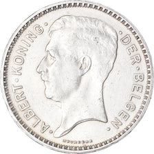 Moneta, Belgio, Albert I, 20 Francs, 20 Frank, 1934, Brussels, SPL-, Argento