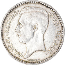 Coin, Belgium, Albert I, 20 Francs, 20 Frank, 1934, Brussels, EF(40-45), Silver