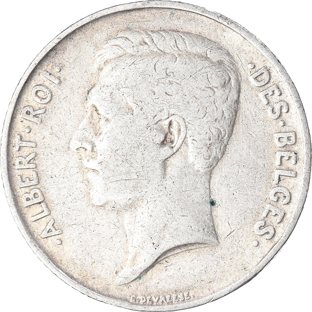 Moneda, Bélgica, Franc, 1911, Brussels, BC+, Plata, KM:72