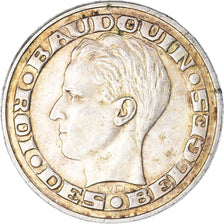 Coin, Belgium, Baudouin I, Franc, 1958, Brussels, EF(40-45), Silver, KM:72