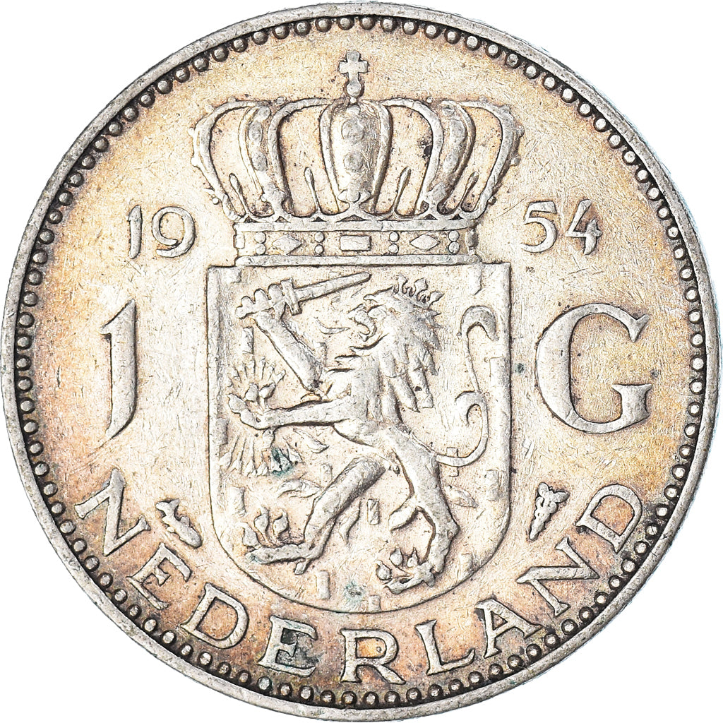 Monnaie, Pays-Bas, Juliana, Gulden, 1954, Utrecht, TTB, Argent, KM:184